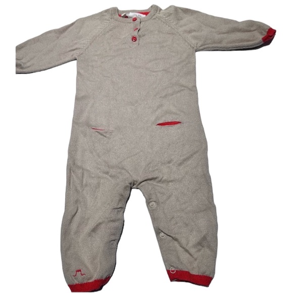 Chateau de Sable Paris Cashmere Union Suit Size 6 Months - Picture 2 of 4